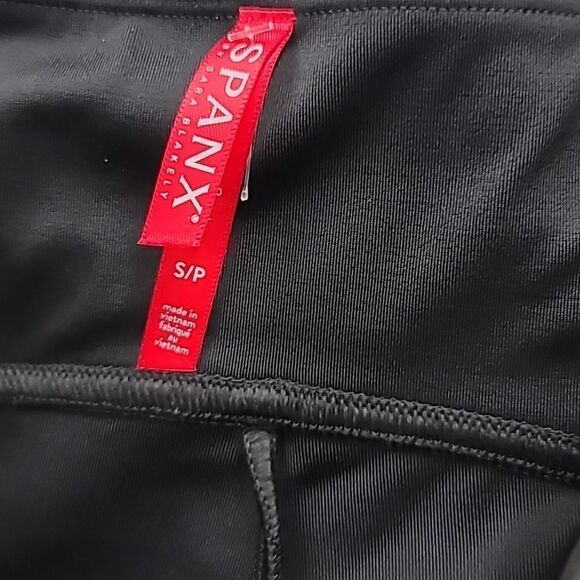 Spanx nwt Faux Leather Moto Leggings - Picture 8 of 11